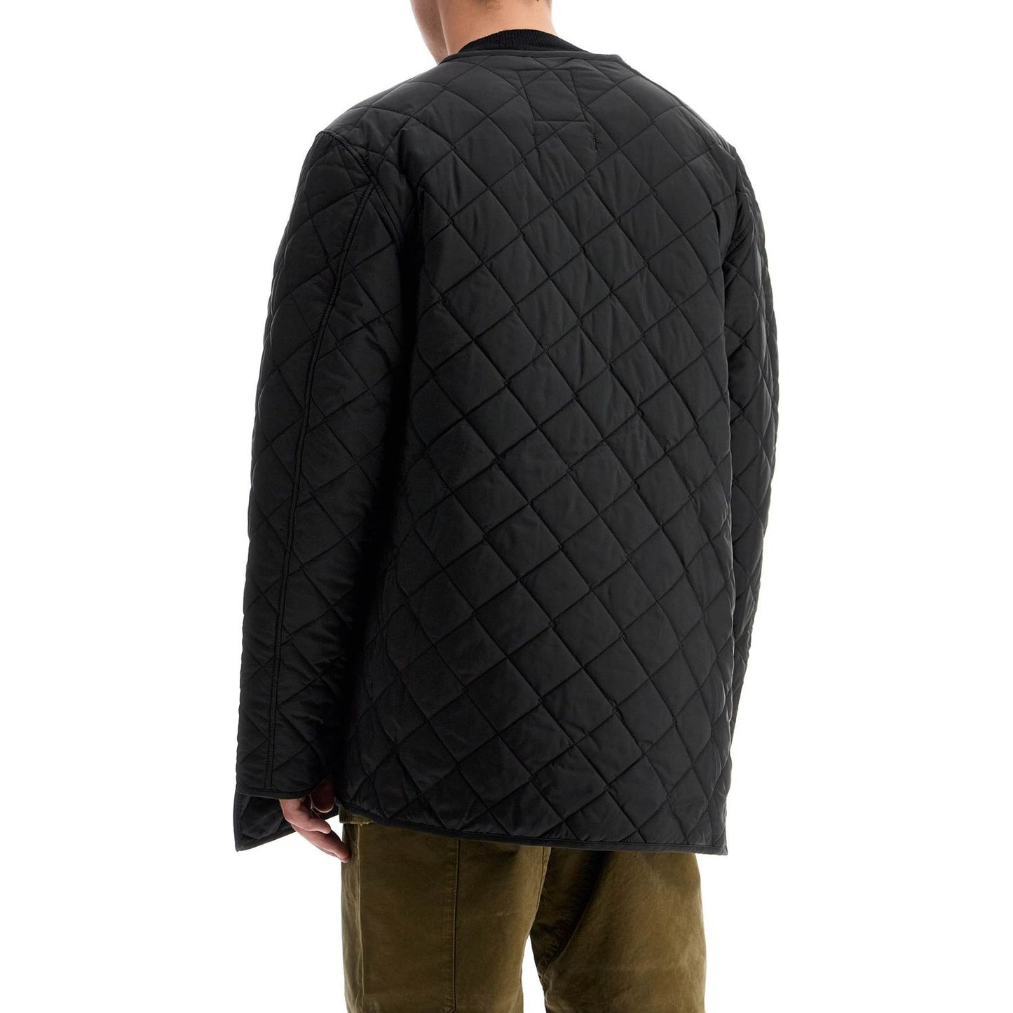 Comme Des Garcons Shirt asymmetric quilted Vests Comme Des Garcons Shirt