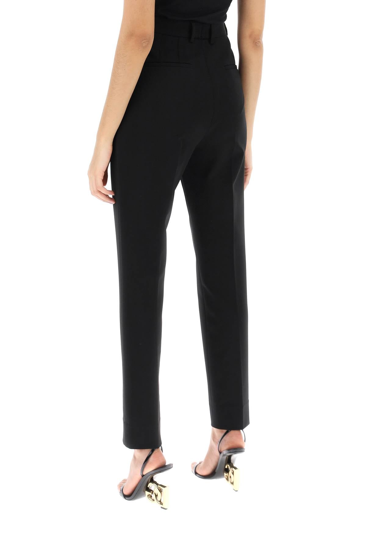 Dolce & Gabbana milano-stitch cigarette pants Trousers Dolce & Gabbana