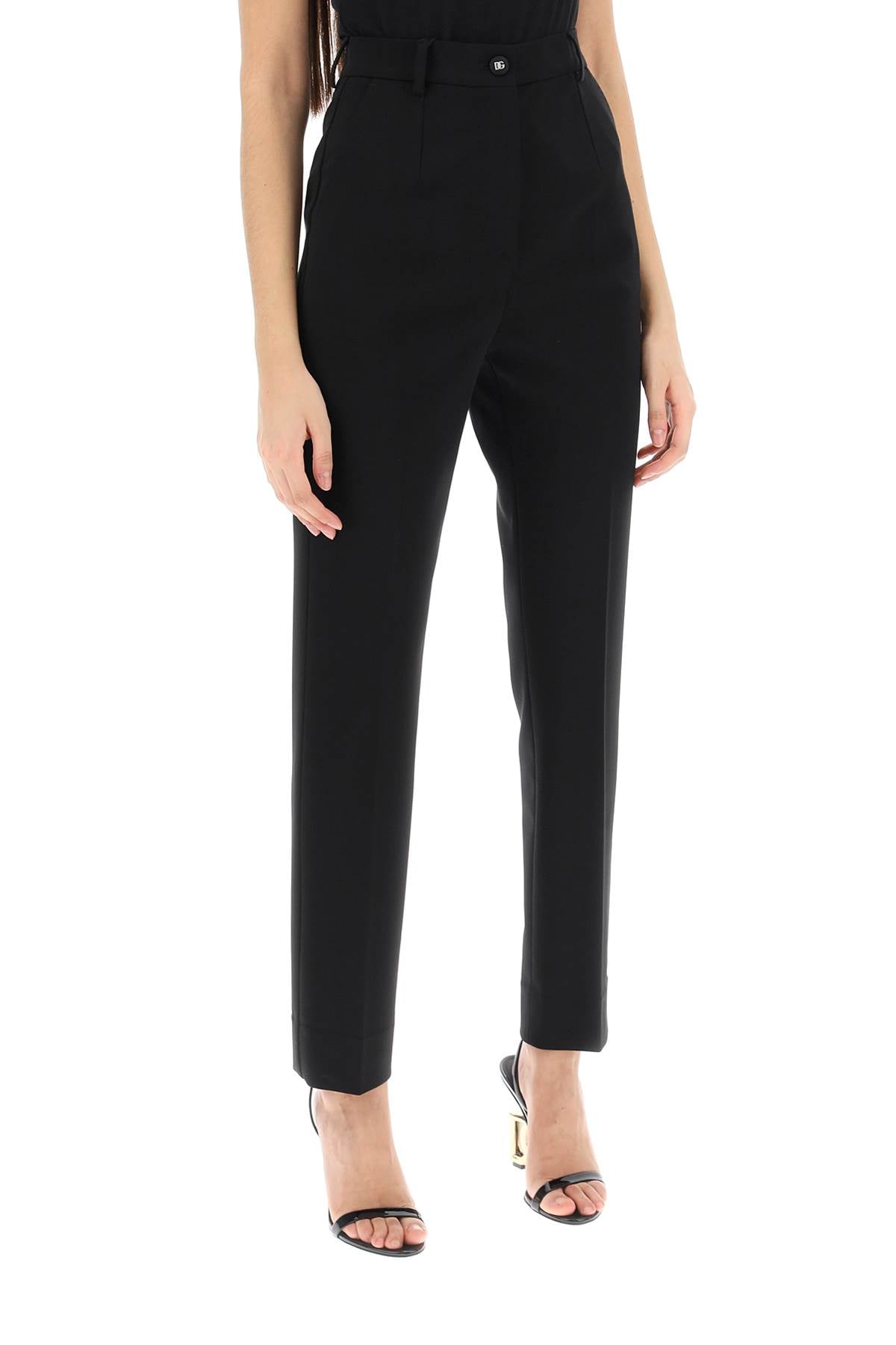 Dolce & Gabbana milano-stitch cigarette pants Trousers Dolce & Gabbana