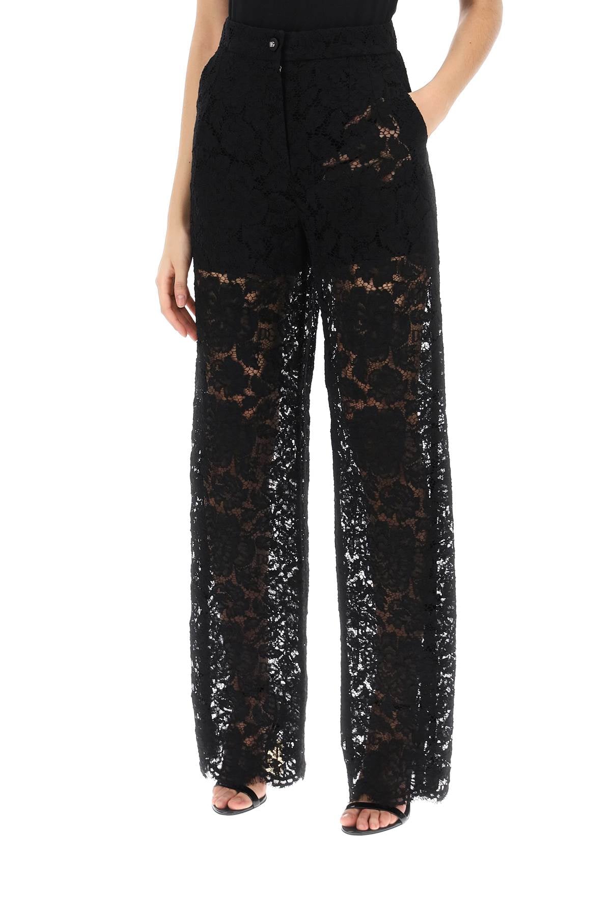 Dolce & Gabbana lace pants Trousers Dolce & Gabbana