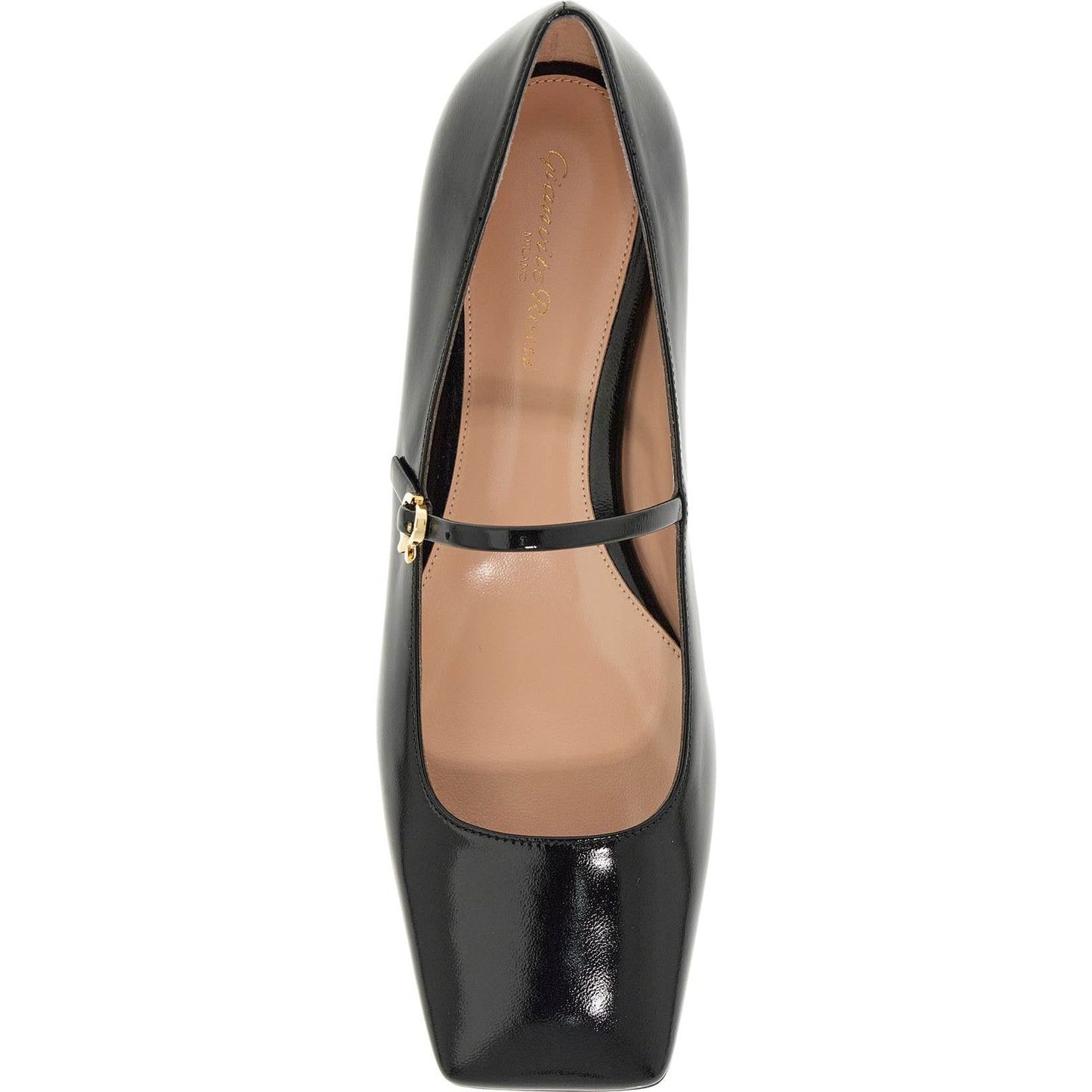 Gianvito Rossi "mary jane christina 05 in patent Flat Shoes Gianvito Rossi