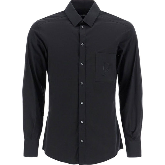 Dolce & Gabbana embroidered pocket shirt with Shirts Dolce & Gabbana