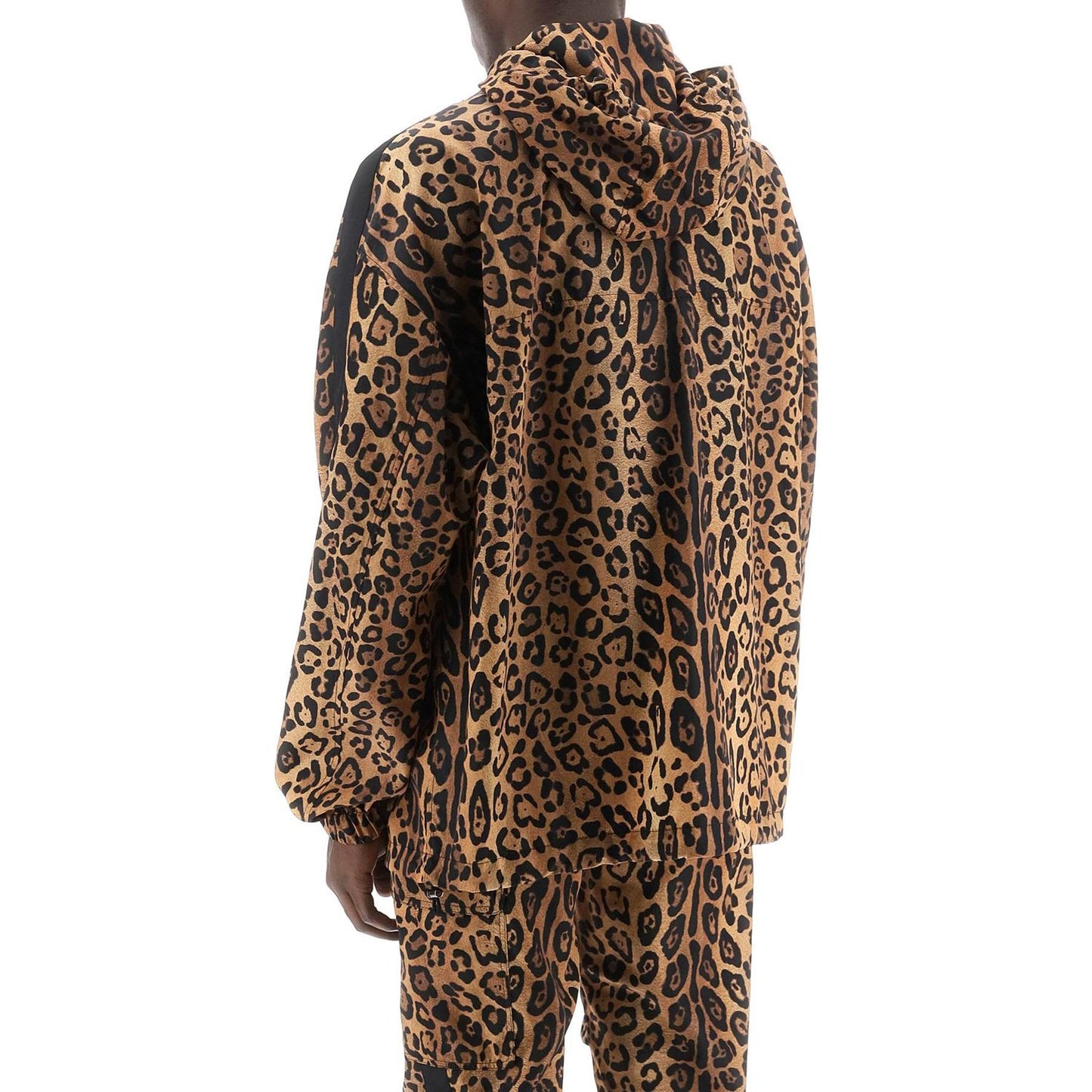 Dolce & Gabbana "leopard print nylon anor Jackets Dolce & Gabbana