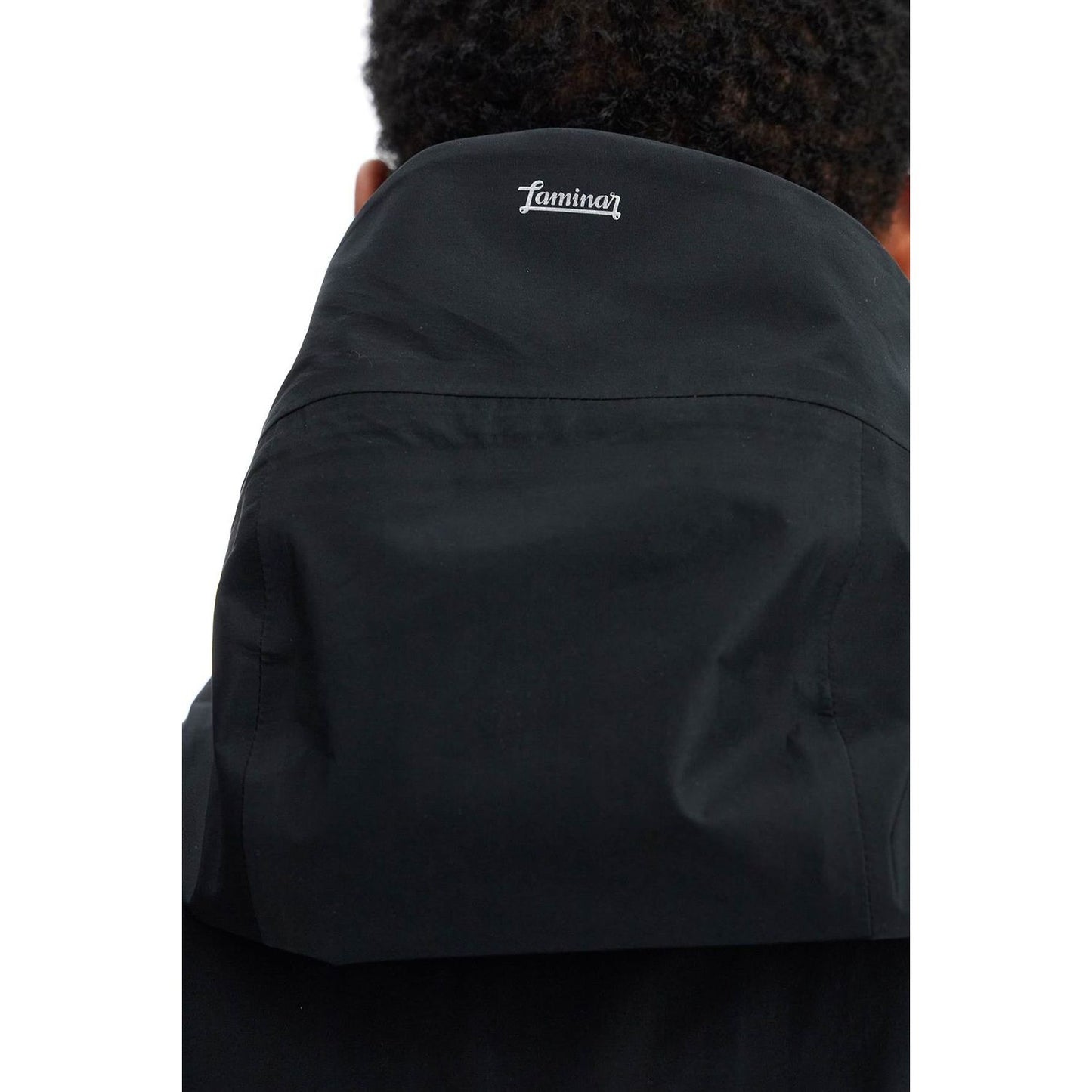 Herno Laminar short black waterproof jacket for men in polyester with hood Vests Herno Laminar