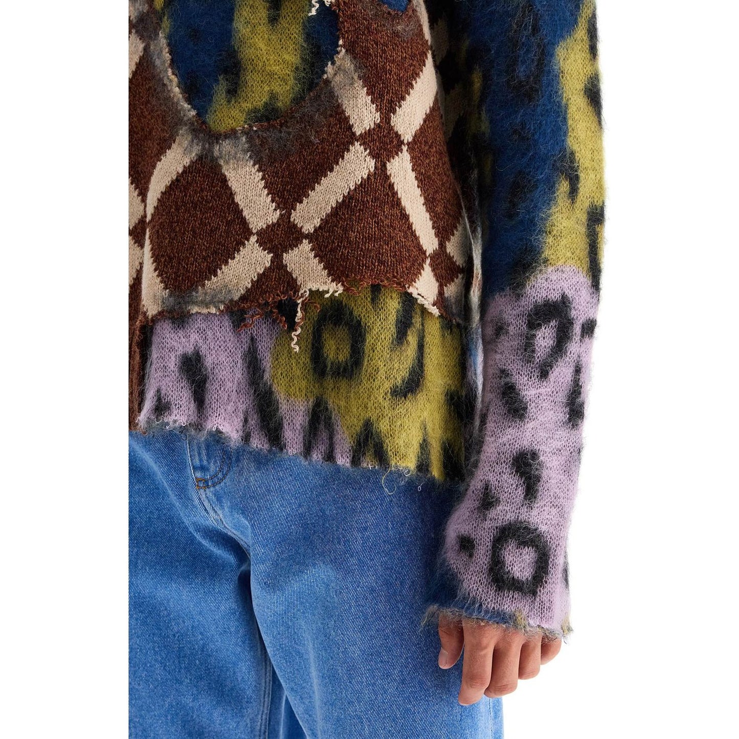 Marni two-in-one wool and mohair Knitwear Marni