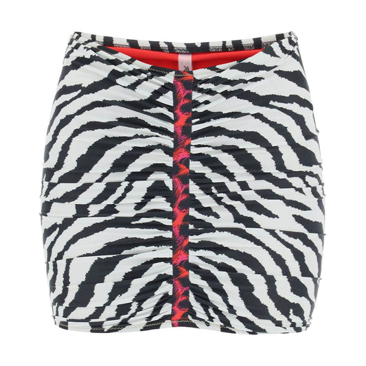 Reina Olga geraldina animalier mini skirt Skirts Reina Olga