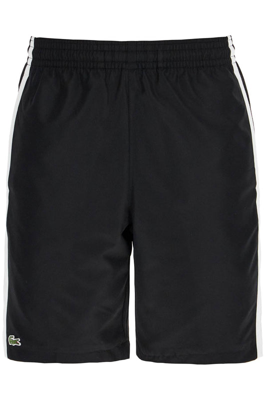 Lacoste sporty color block bermuda shorts