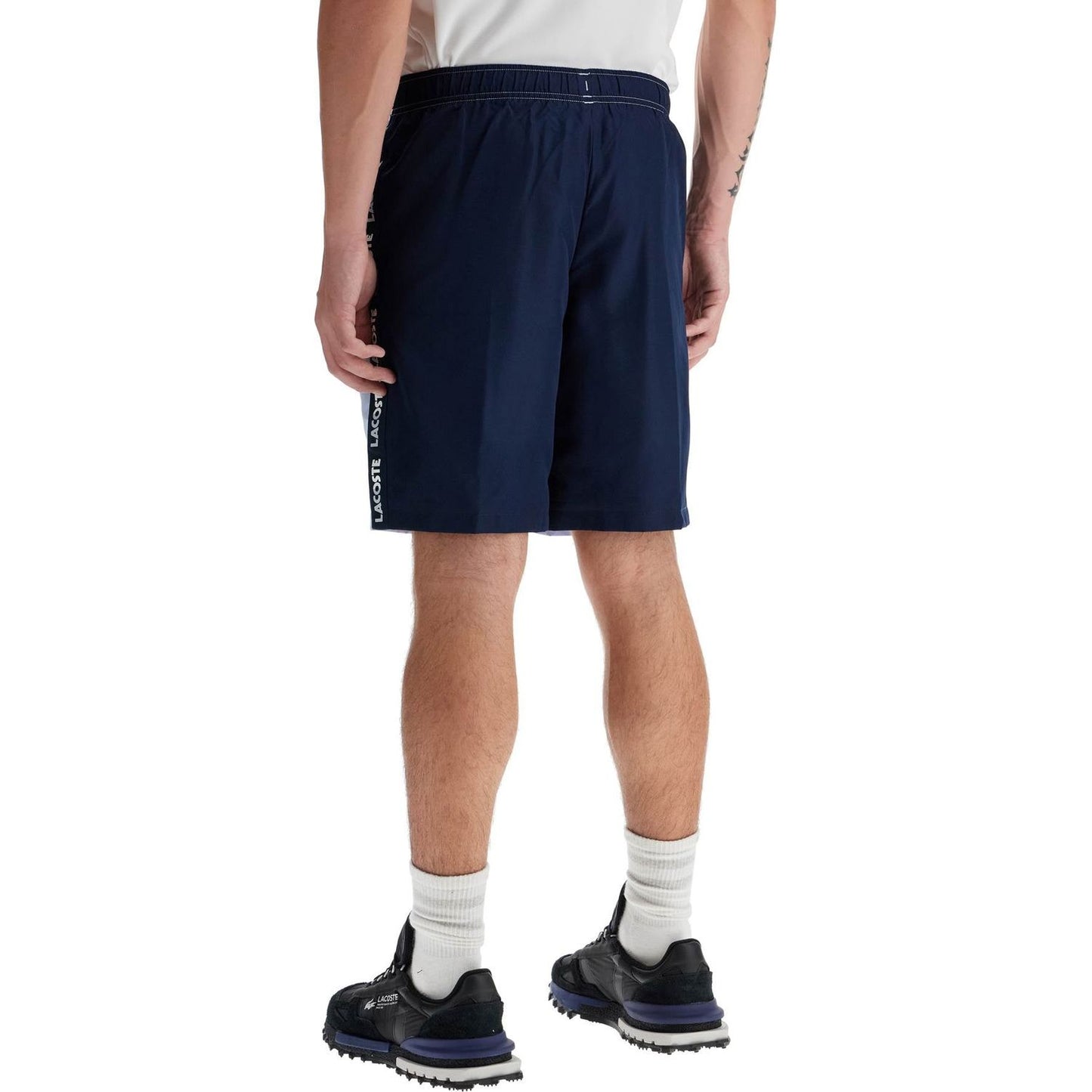 Lacoste with logo on the bermuda shorts