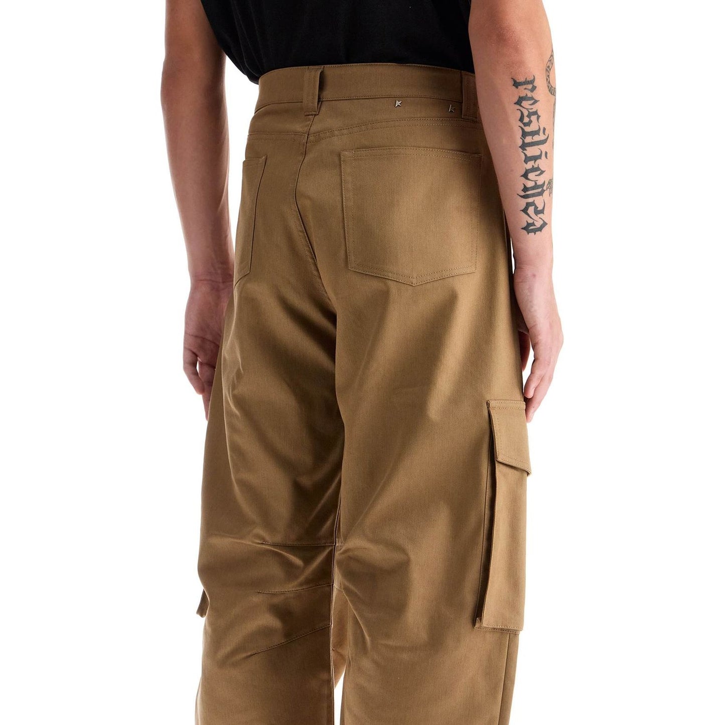 Golden Goose twill cargo pants in italian Trousers Golden Goose