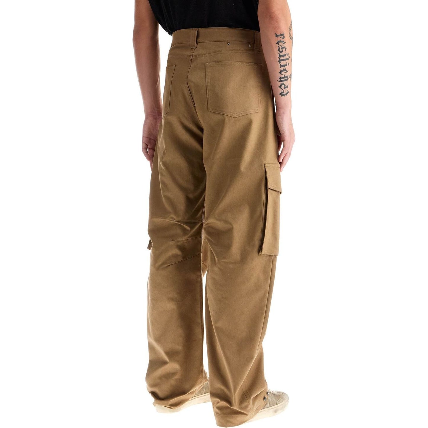 Golden Goose twill cargo pants in italian Trousers Golden Goose