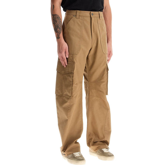 Golden Goose twill cargo pants in italian Trousers Golden Goose