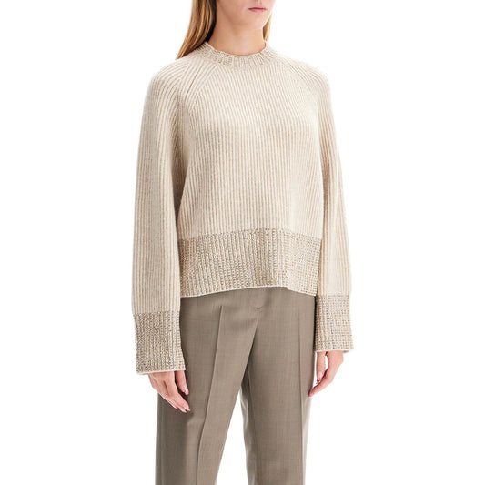 Golden Goose boxy sweater with crystals Knitwear Golden Goose