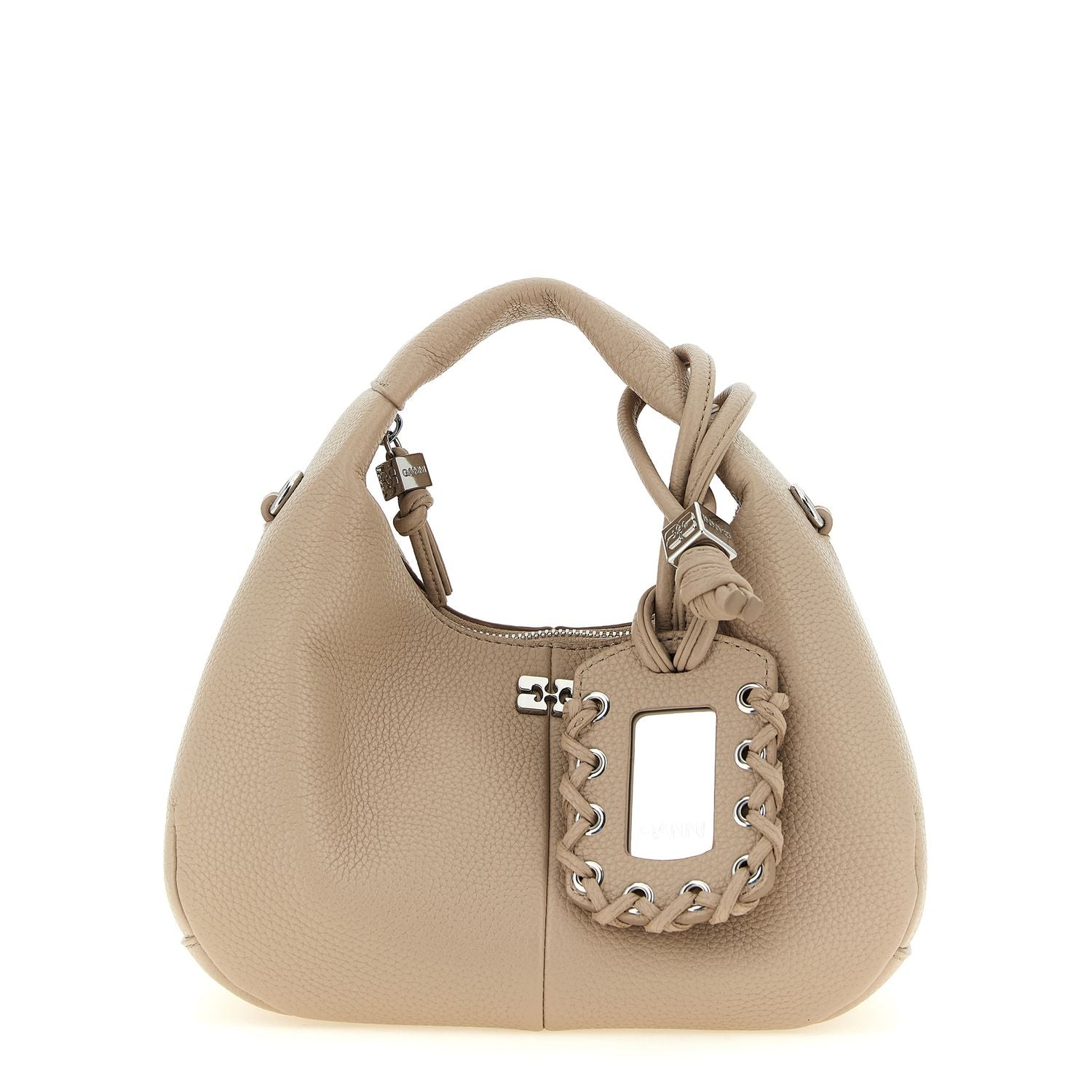Ganni Beige Polyester Handbag