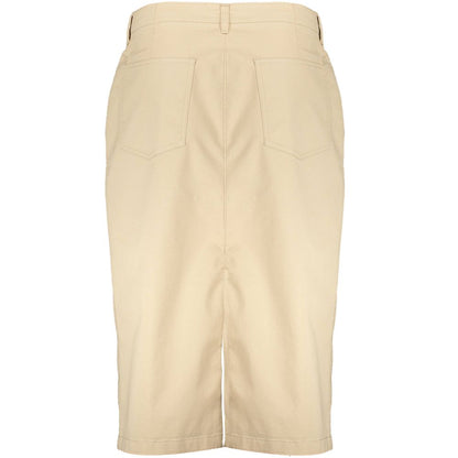 Gant Beige Cotton Women Skirt