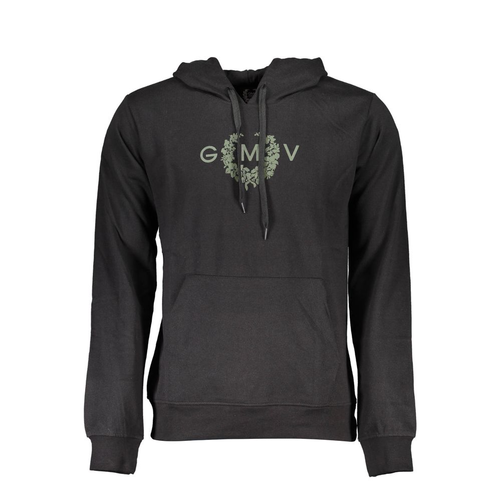 Gianmarco Venturi Nero Cotton Men Sweatshirt