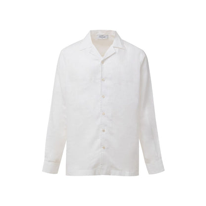 Gran Sasso White Linen Shirt