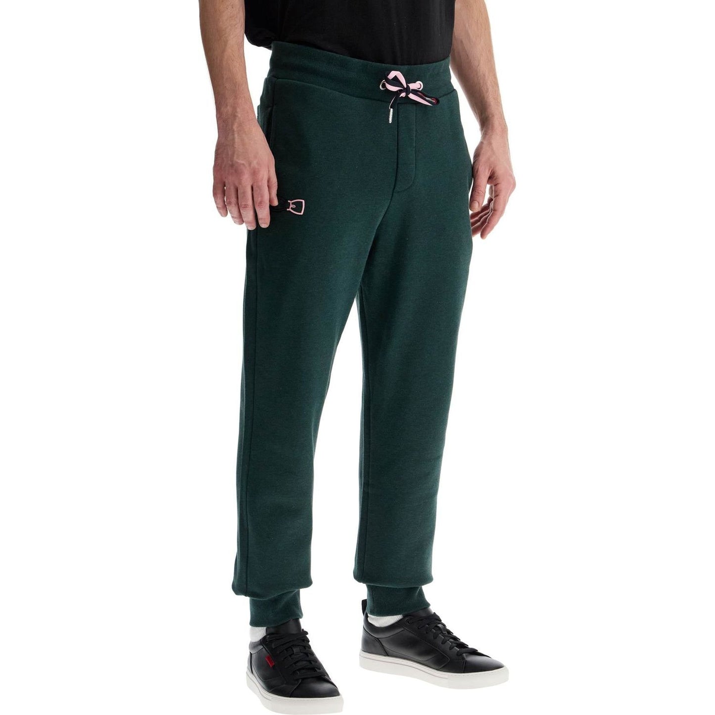 EDEN PARK dark green high-waisted regular fit jogging pants