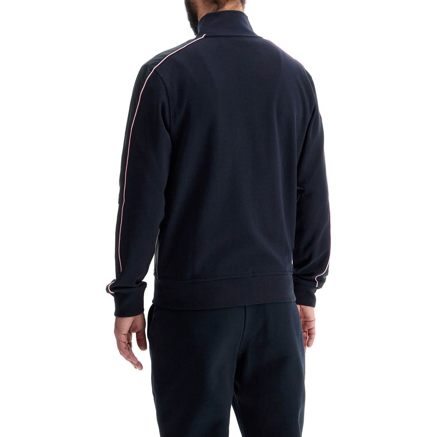 EDEN PARK dark blue high collar zip sweatshirt Topwear EDEN PARK