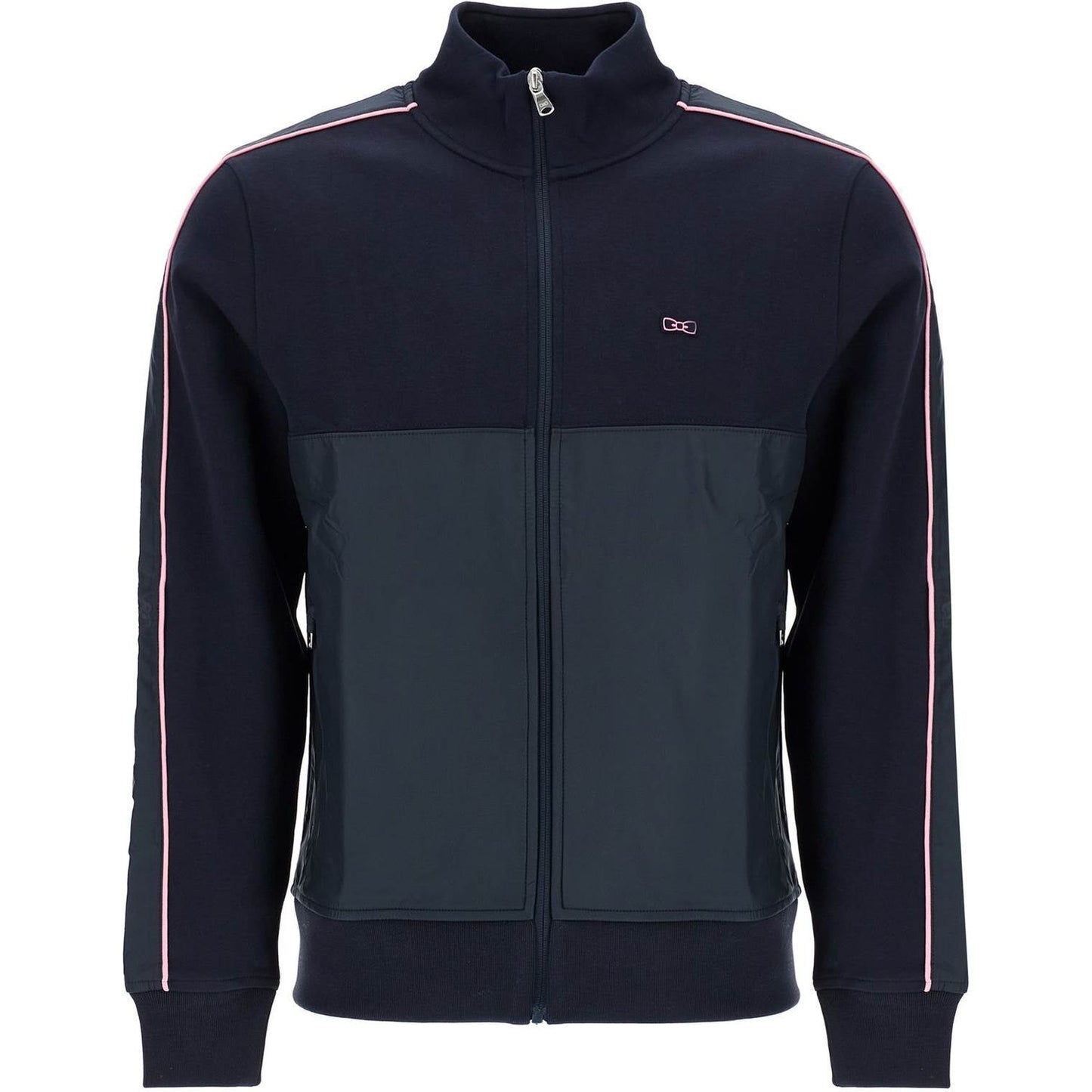 EDEN PARK dark blue high collar zip sweatshirt Topwear EDEN PARK