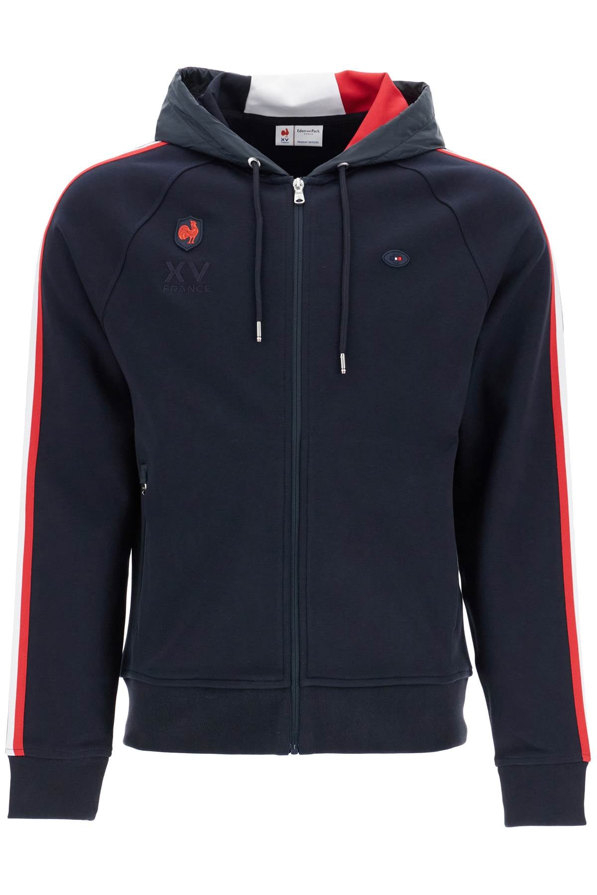 EDEN PARK navy blue zip hoodie cotton polyester Topwear EDEN PARK