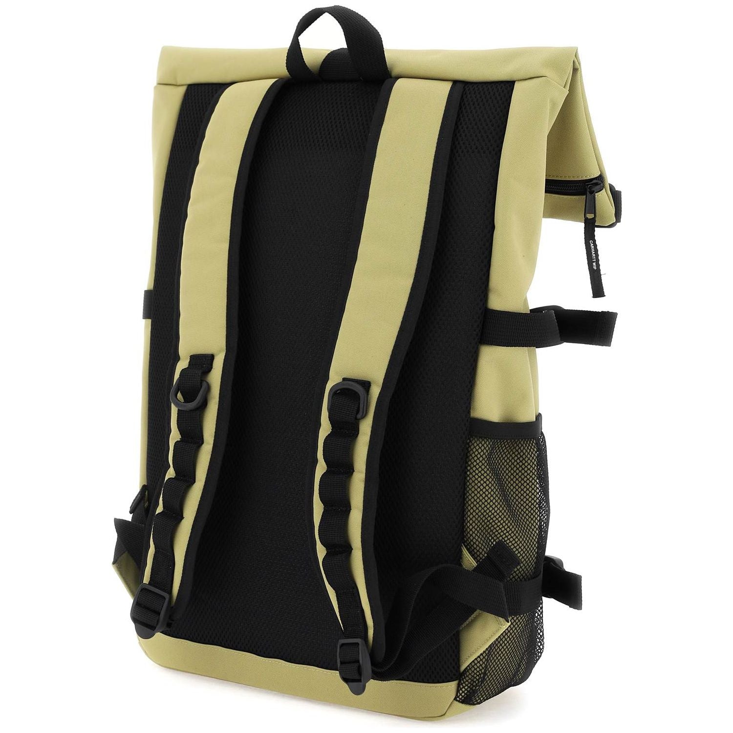 Front view with bag zipped and handles upright.