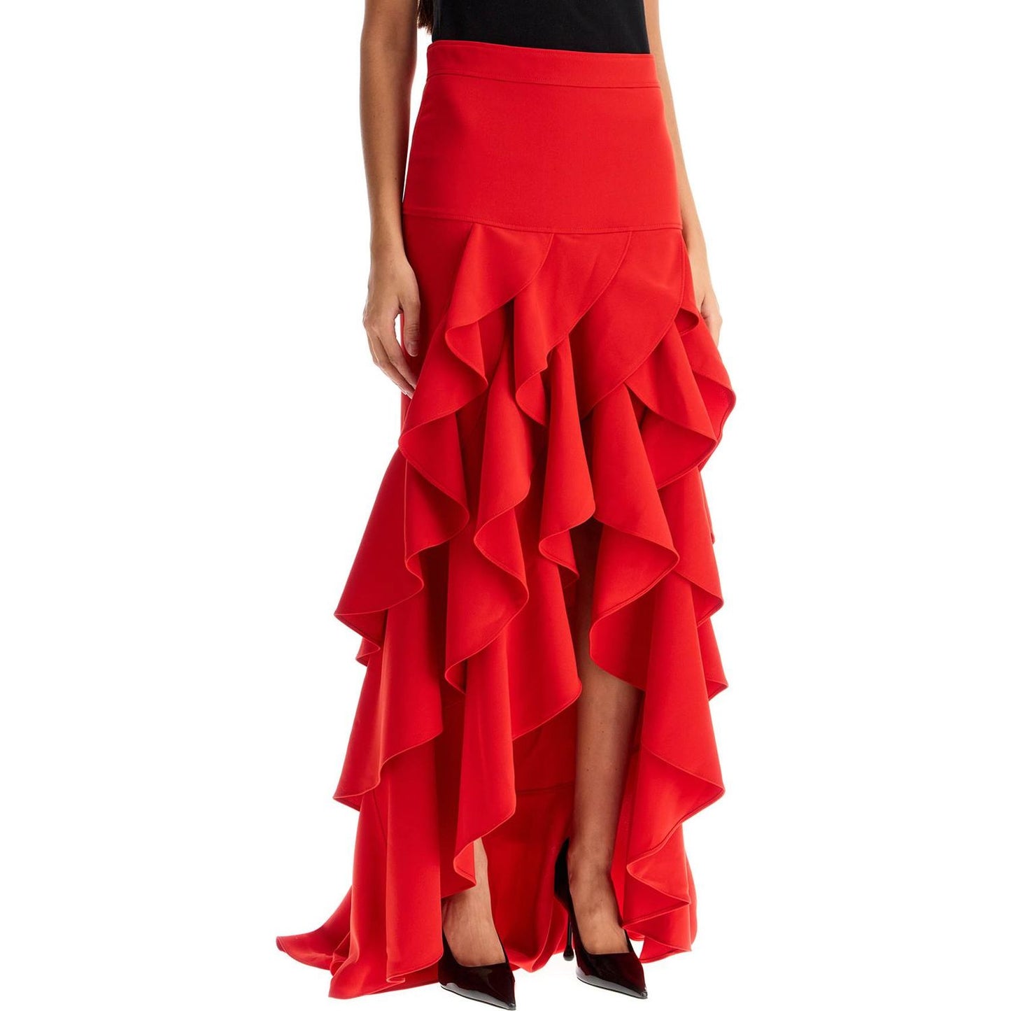 Moschino asymmetric skirt with ruffles Skirts Moschino