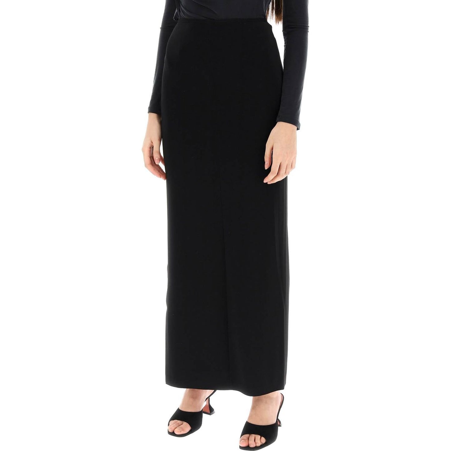 Norma Kamali long skirt in poly lycra Skirts Norma Kamali