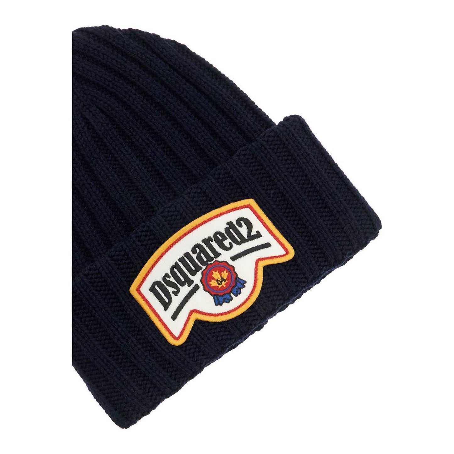 Dsquared2 "beanie hat with patch logo Scarves Hats & Gloves Dsquared2