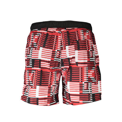 Karl Lagerfeld Rosso Polyester Men Swimming Boxer