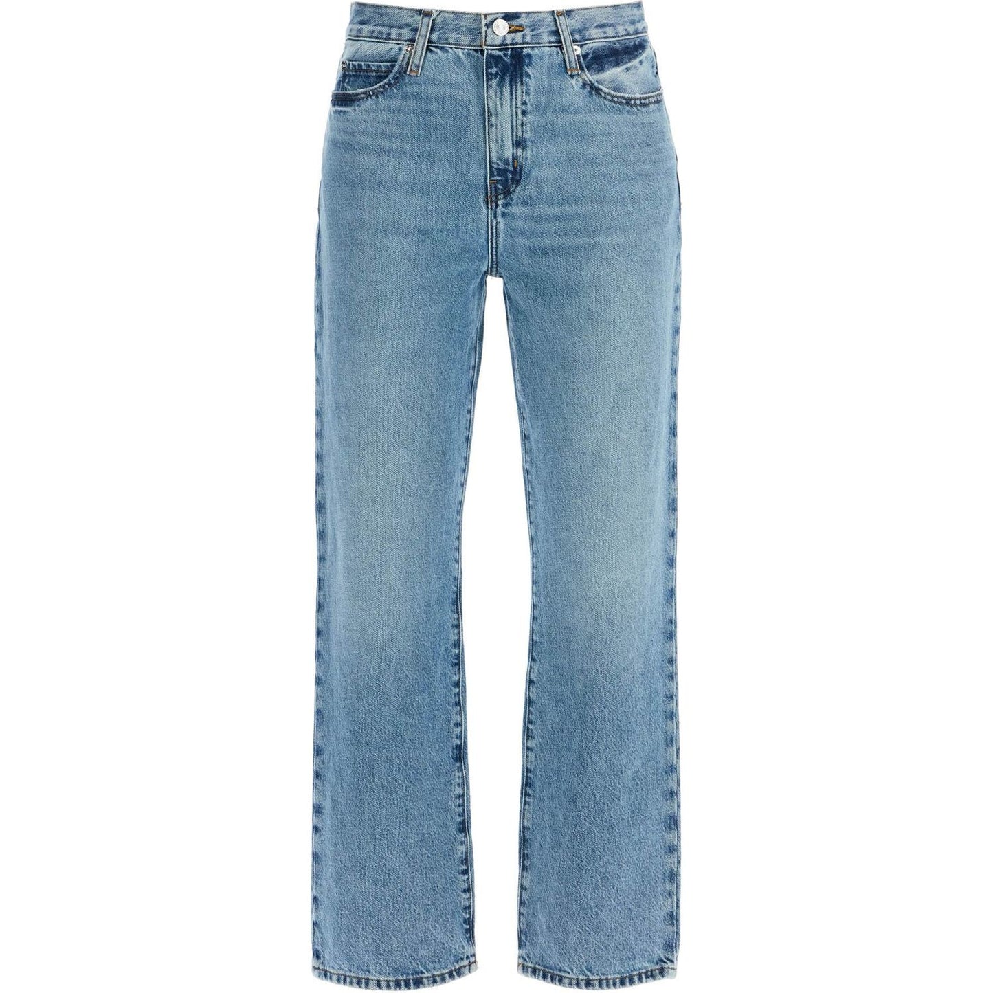 FRAME light blue high-waisted straight ankle jeans le jane Jeans FRAME