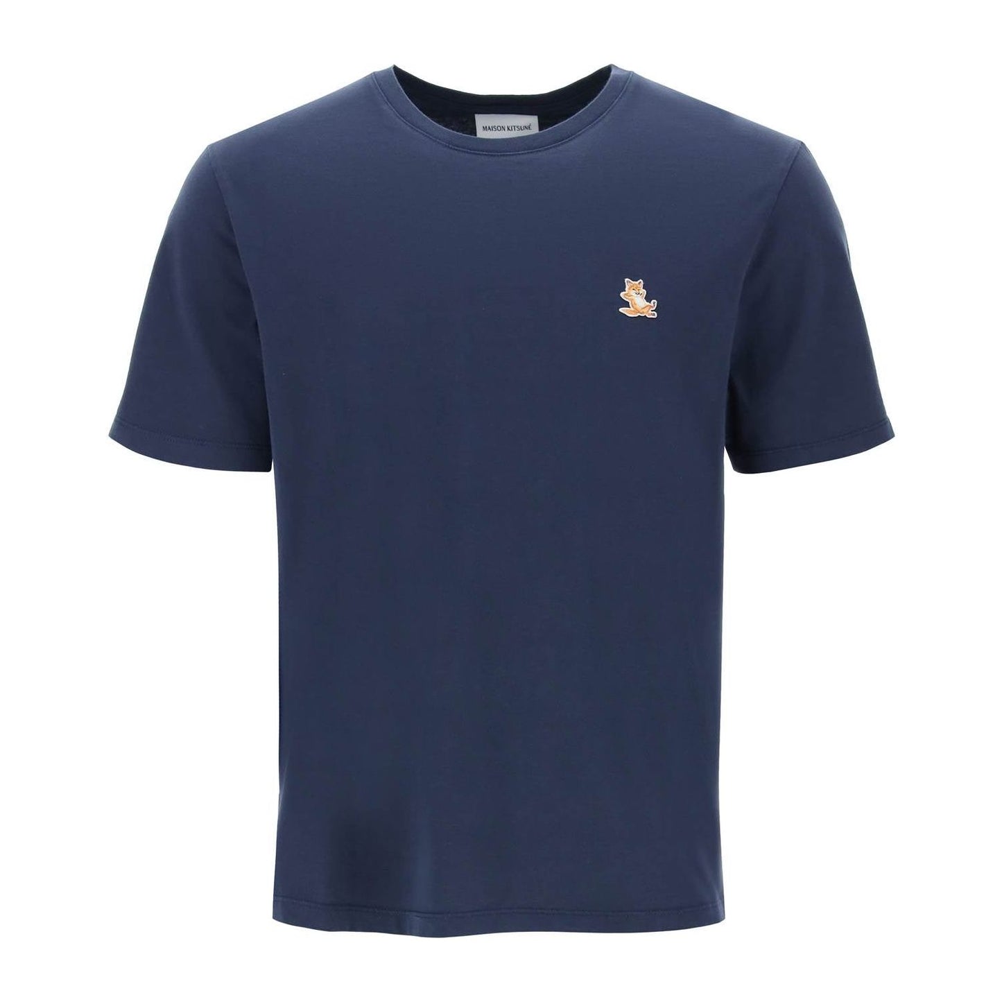 Maison Kitsune chillax fox patch t-shirt Topwear Maison Kitsune