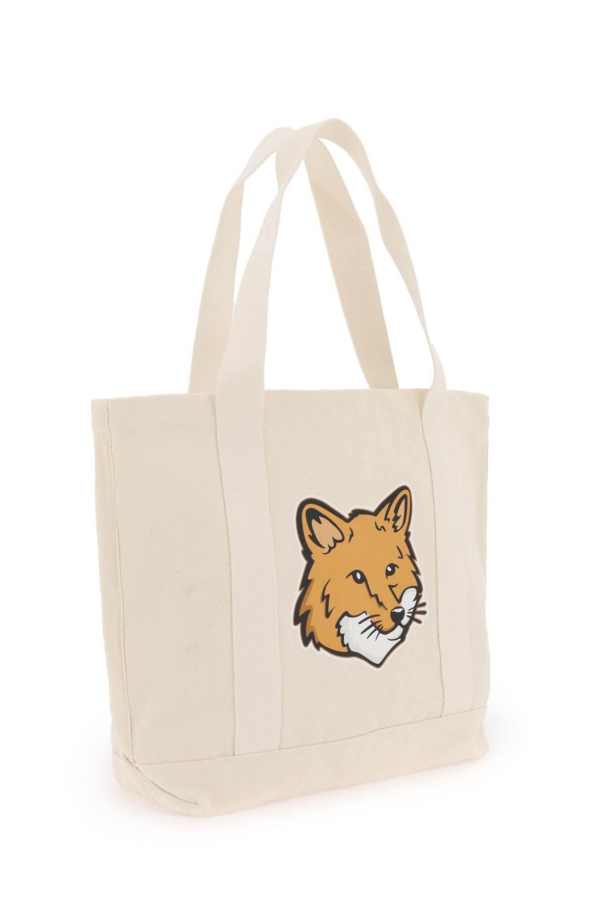 Maison Kitsune fox head tote bag Shopper Maison Kitsune