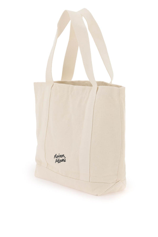 Maison Kitsune fox head tote bag Shopper Maison Kitsune