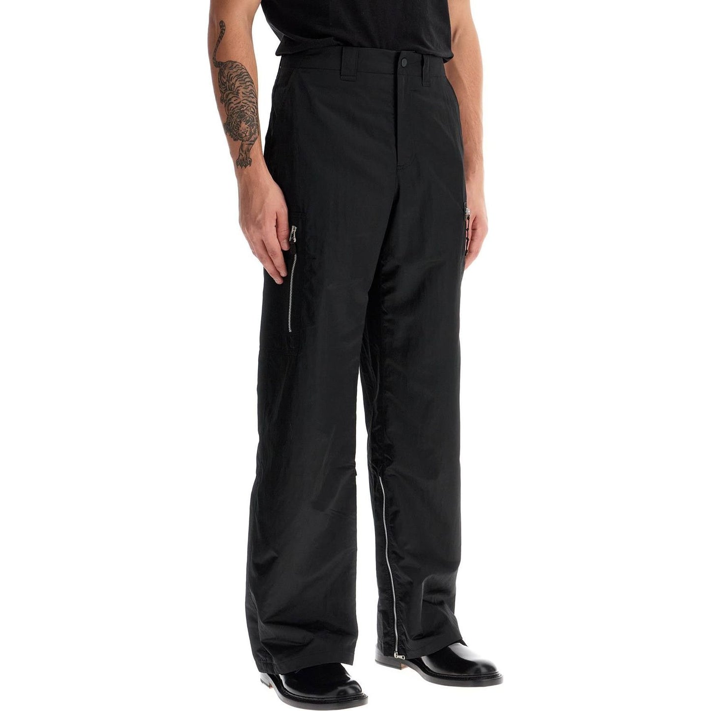 OUR LEGACY tactical cargo pants in technical satin fabric Trousers OUR LEGACY