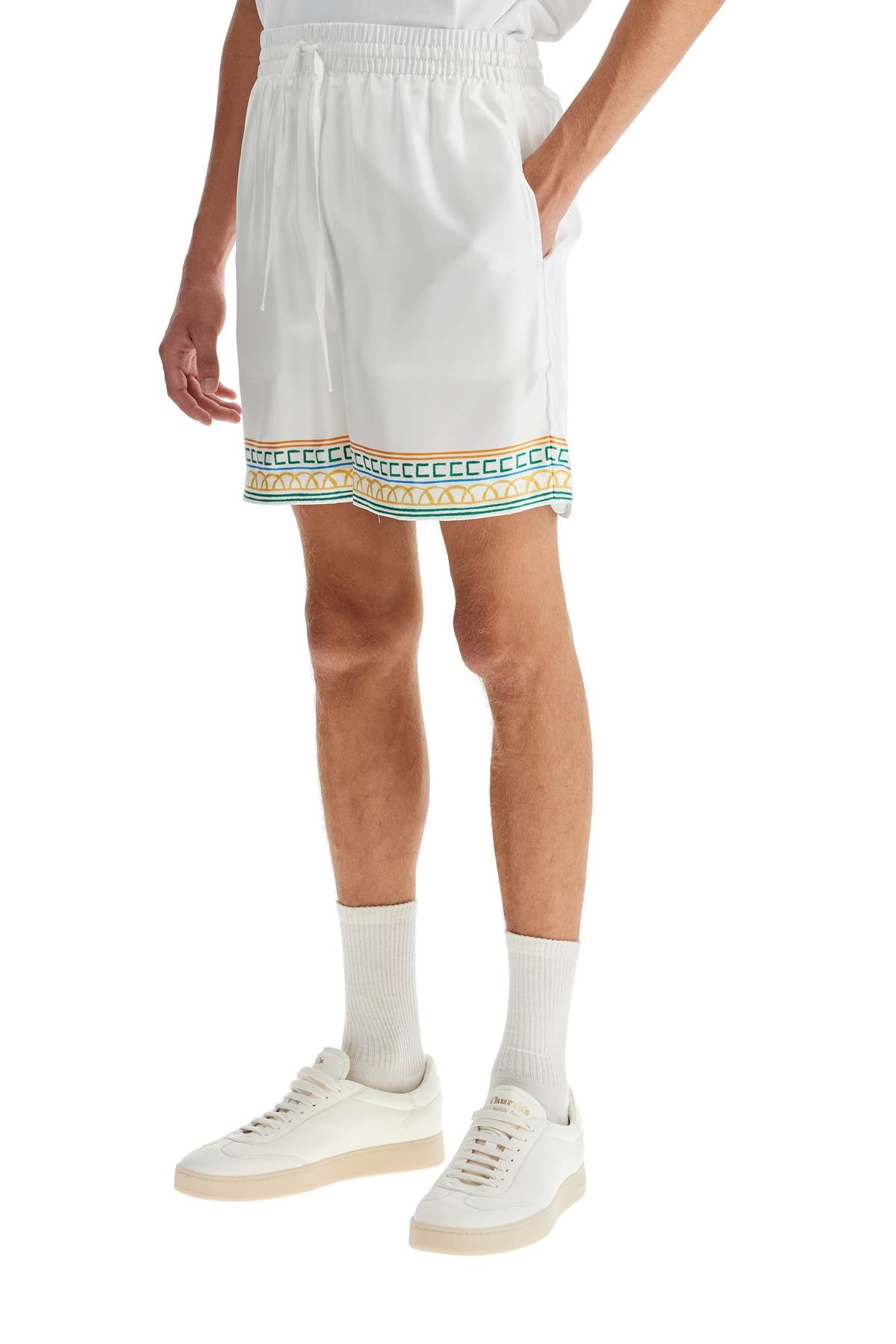 Casablanca silk bermuda shorts 'crayon temple Short trousers Casablanca