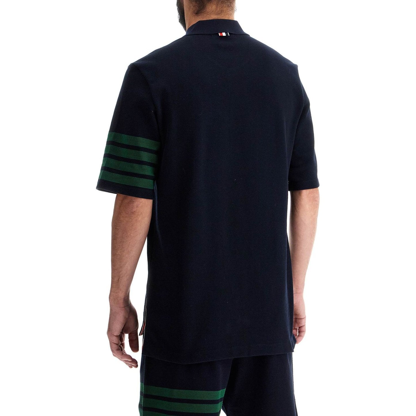 Thom Browne 4-bar polo shirt