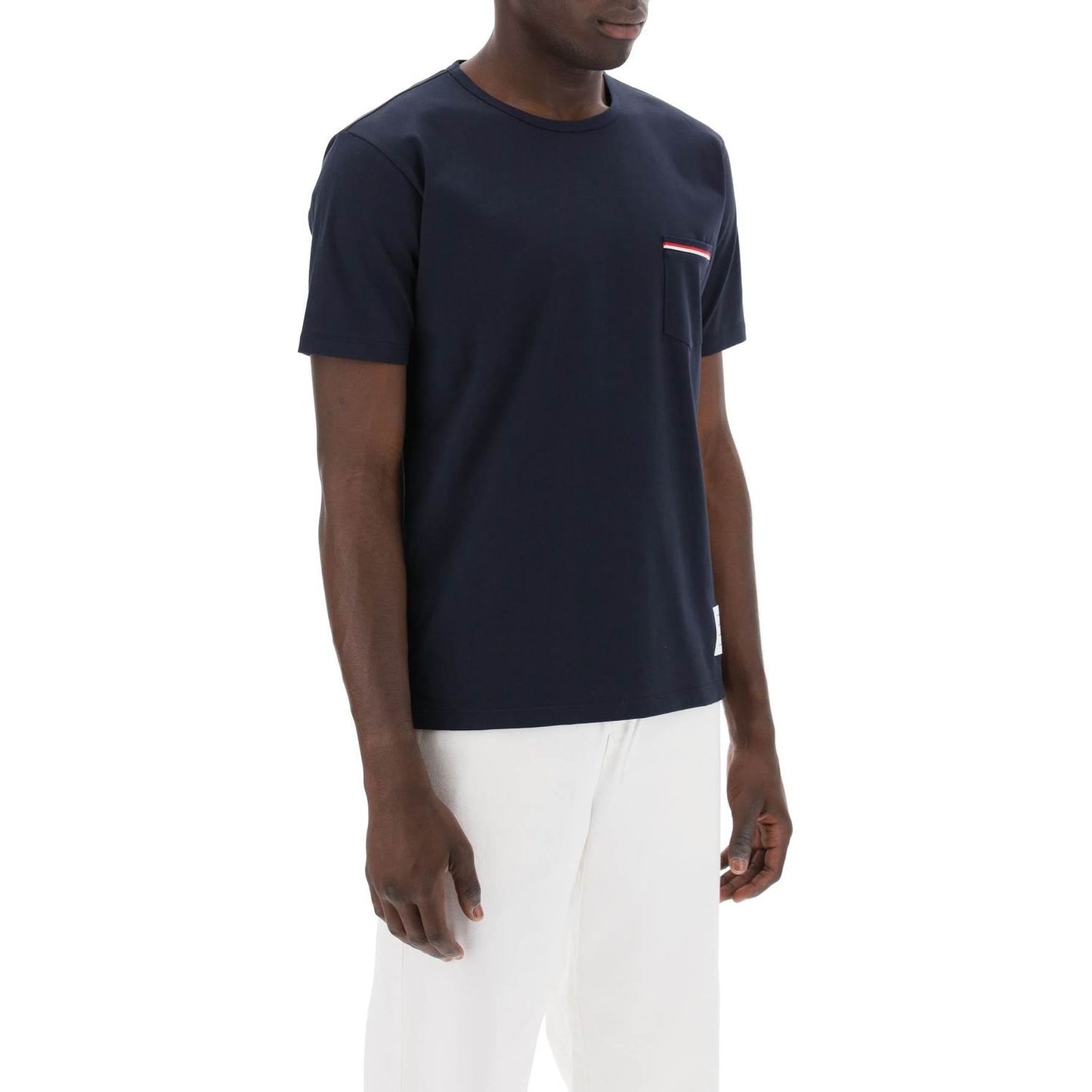 Thom Browne t-shirt con taschino rwb Topwear Thom Browne