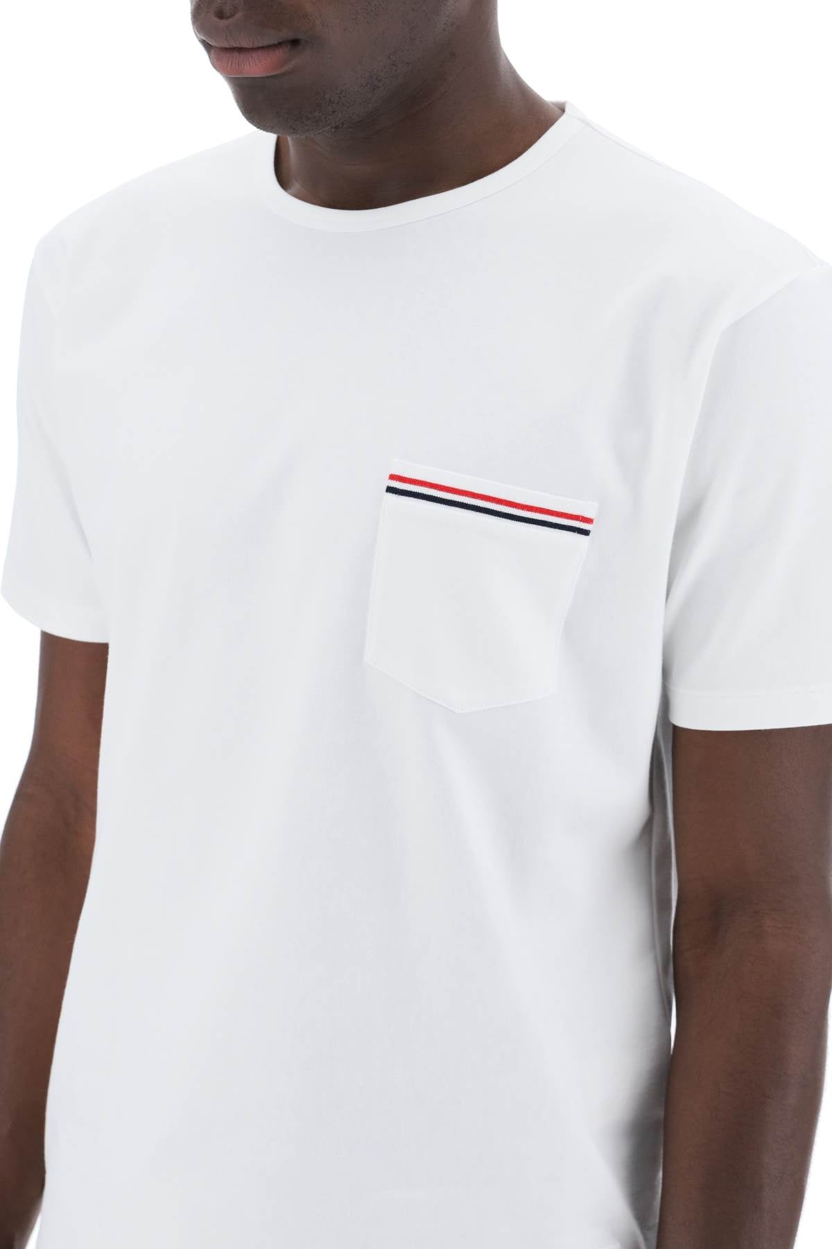 Thom Browne rwb pocket t-shirt Topwear Thom Browne