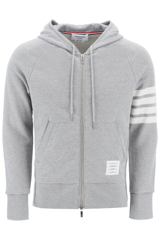 Thom Browne 4-bar zip-up hoodie Topwear Thom Browne