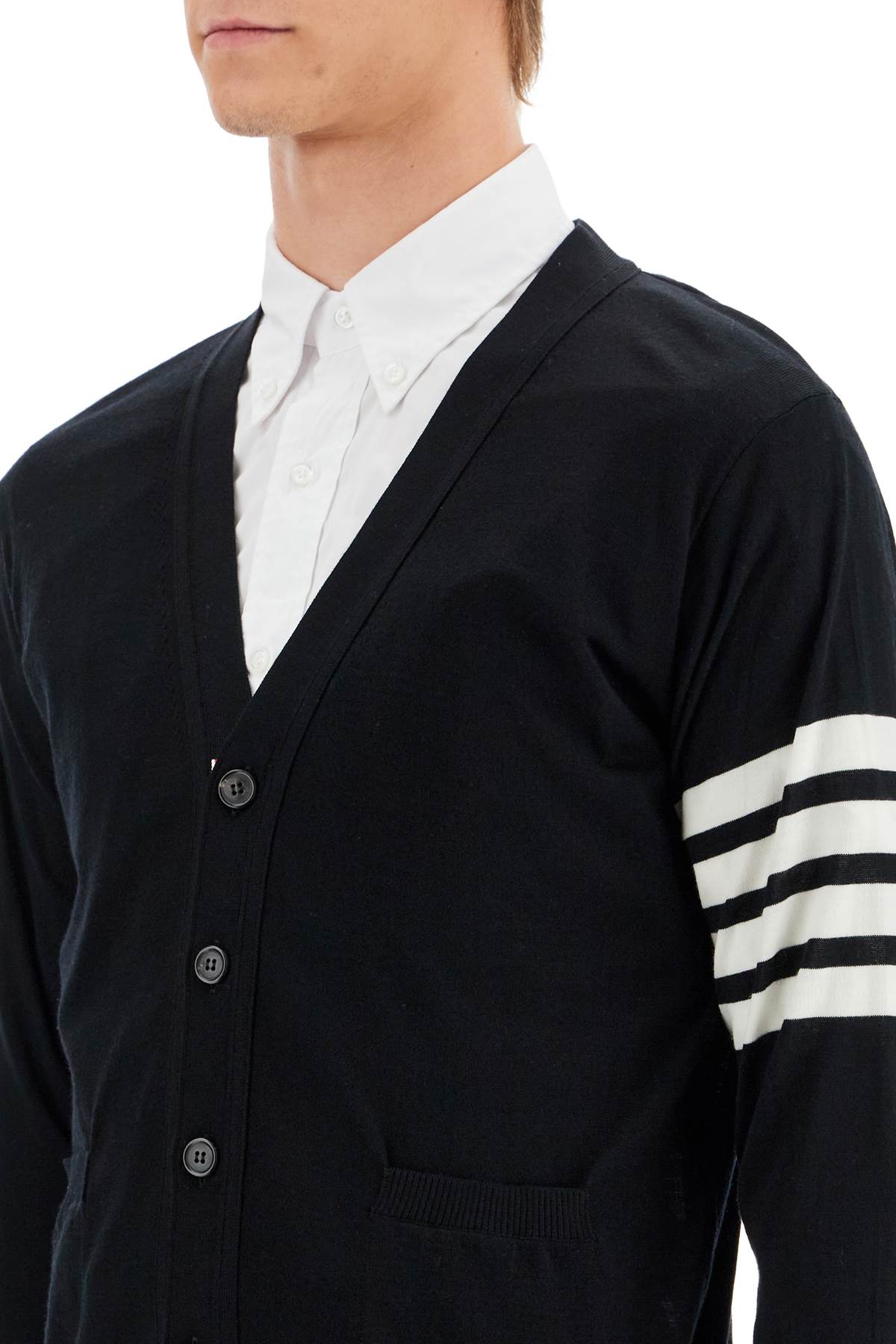 Thom Browne virgin wool cardigan for women Knitwear Thom Browne