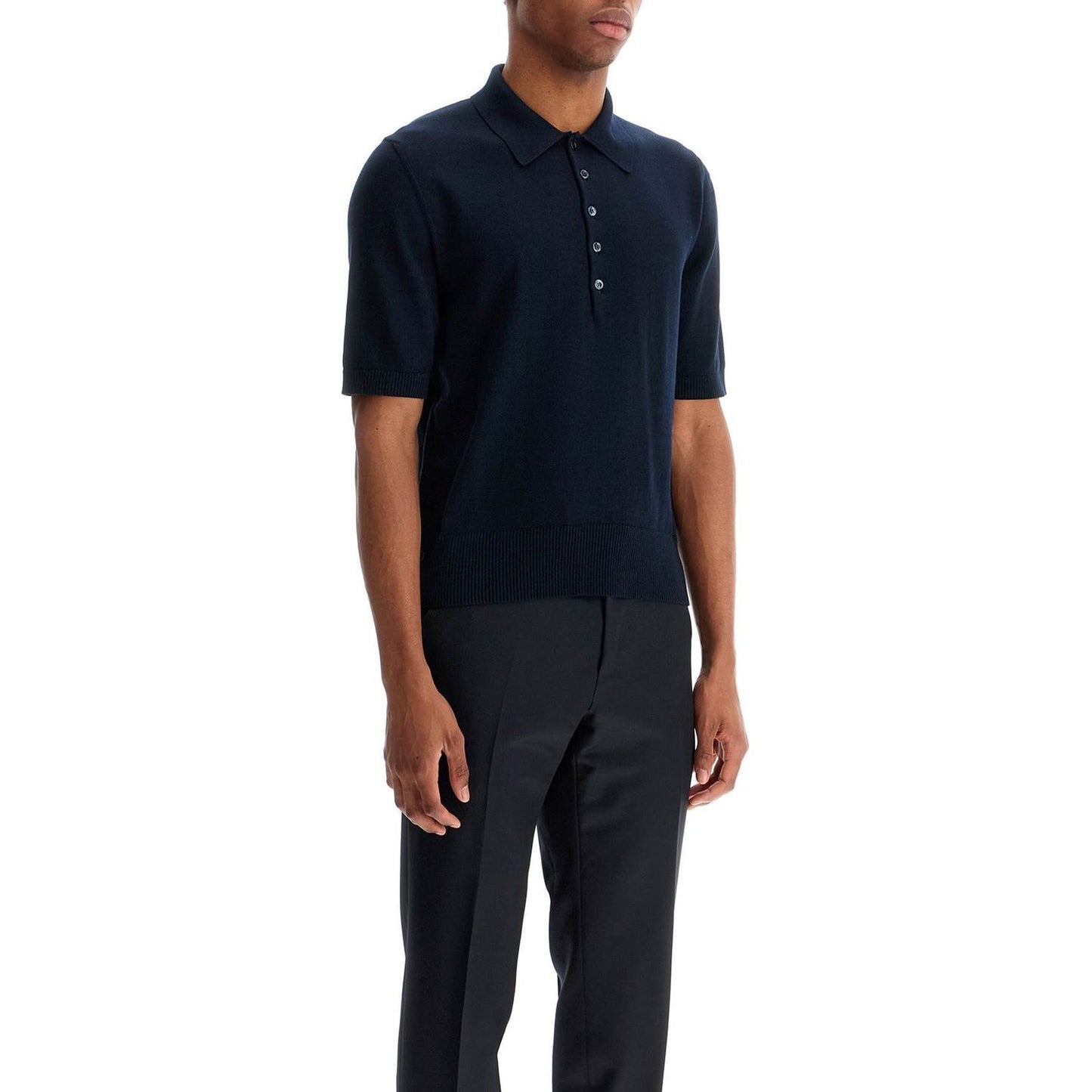 Thom Browne 4-bar knit polo shirt Topwear Thom Browne