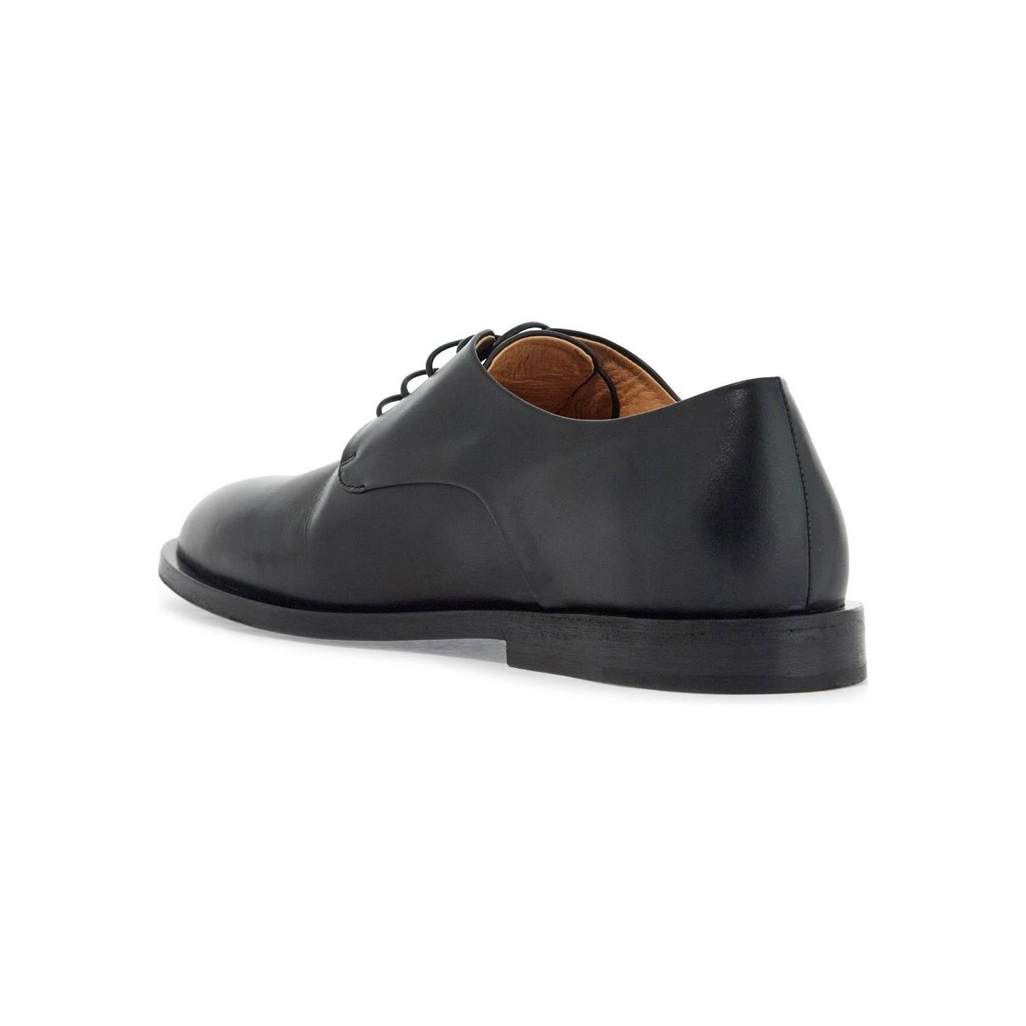 Marsell black calf leather derby shoes with glossy finish Lace-ups Marsell