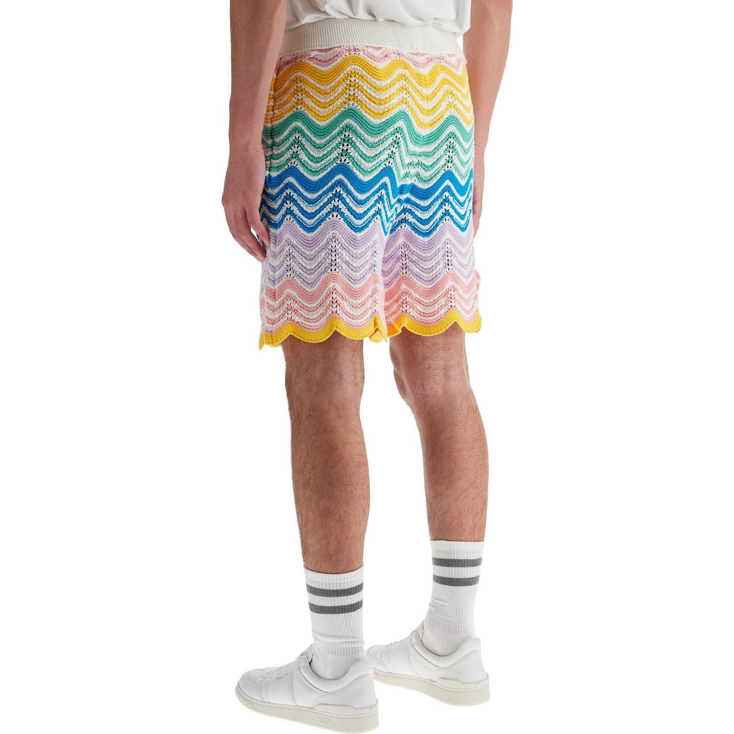 Casablanca "gradient wave knit bermuda shorts Short trousers Casablanca