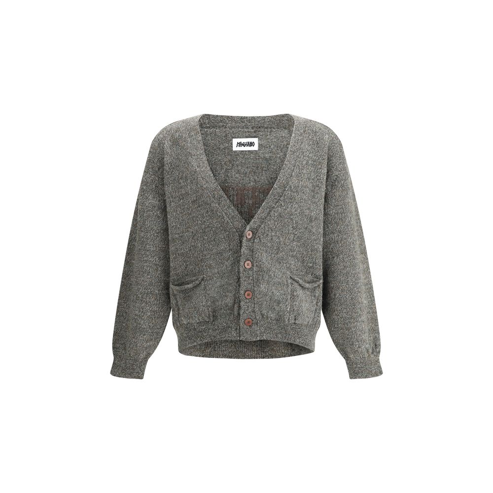 Magliano Gray Wool Cardigan