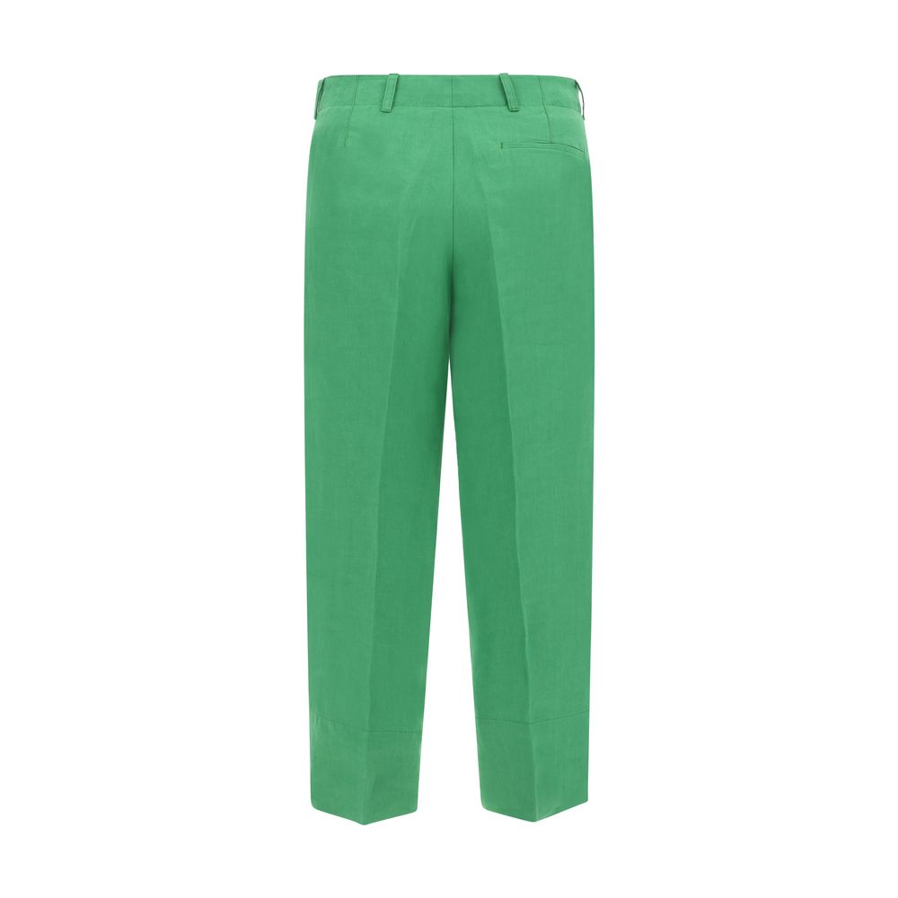 Max Mara Bicolor Linen Casual Pants