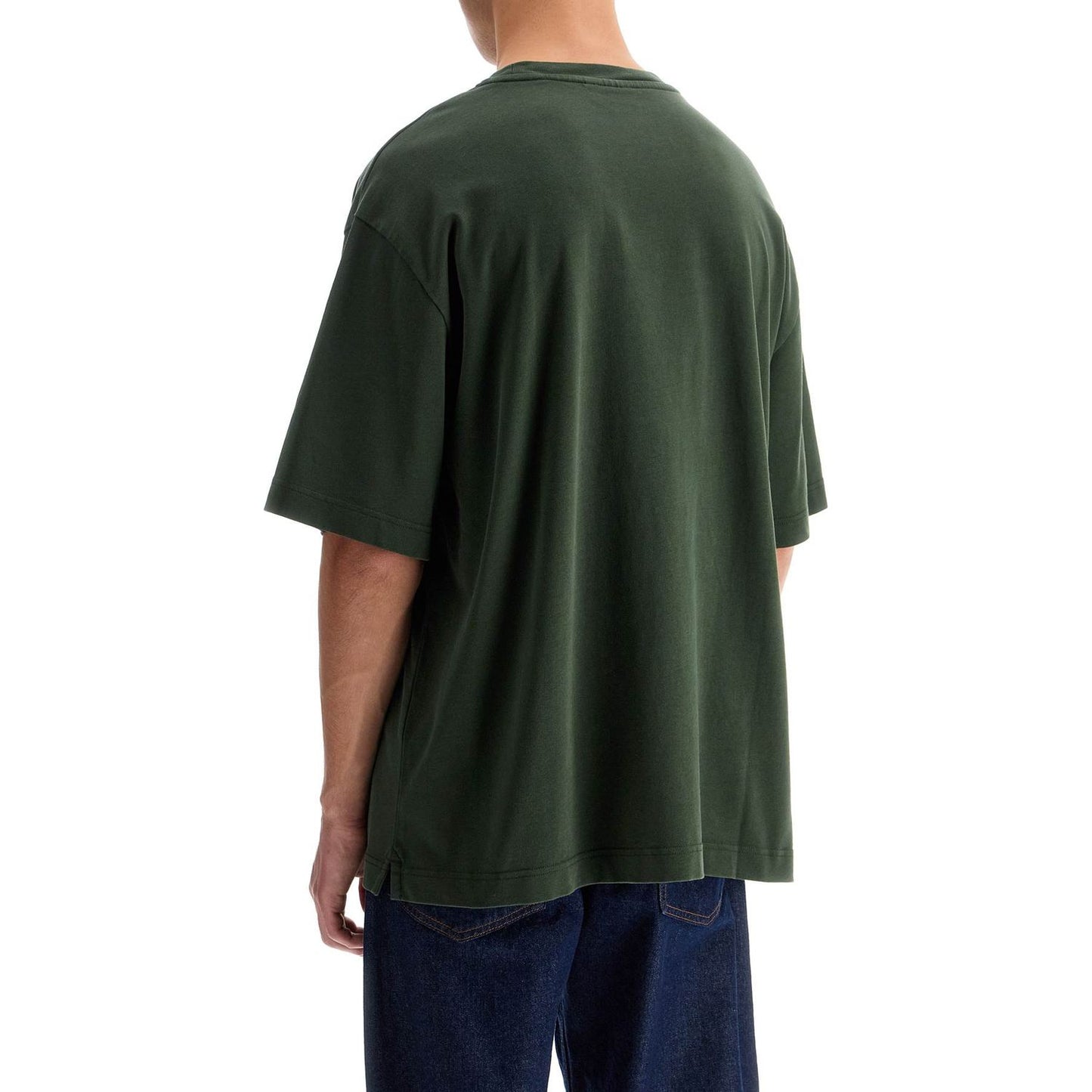 Maison Kitsune oversized t-shirt with gradient logo Topwear Maison Kitsune