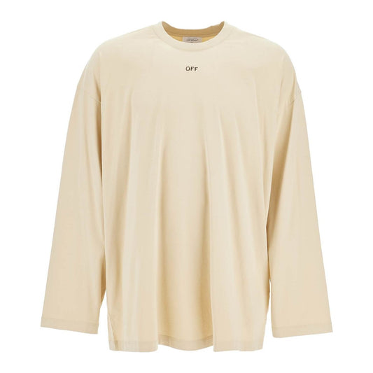 Off White Off-White long sleeve oversized t-shirt for Topwear Off White