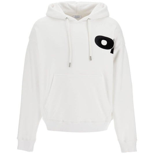 Off White Off-White hooded sweatshirt with shared Topwear Off White