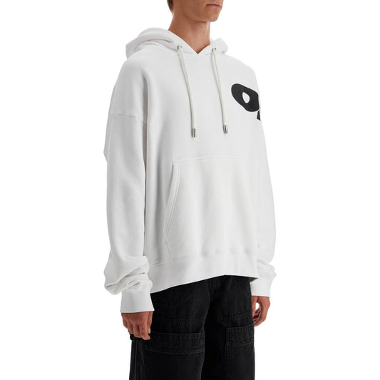 Off White Off-White hooded sweatshirt with shared Topwear Off White