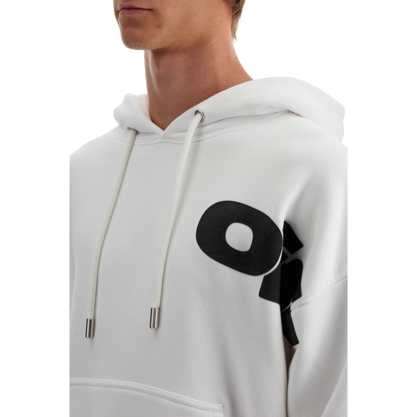 Off White Off-White hooded sweatshirt with shared Topwear Off White